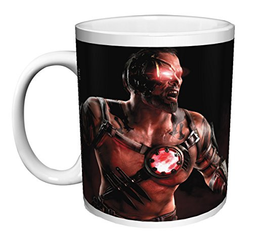 Mortal Kombat X MK10 Kano Video Game Gamer Ceramic Gift Coffee (Tea, Cocoa) 11 Oz. Mug
