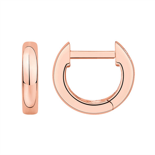 PAVOI 14K Rose Gold Plated 925 Sterling Silver Post Huggie Earring | Small Hoop Earrings For Women PAVOI 14K Rose Gold Plated 925 Sterling Silver Post Huggie Earring | Small Hoop Earrings For Women