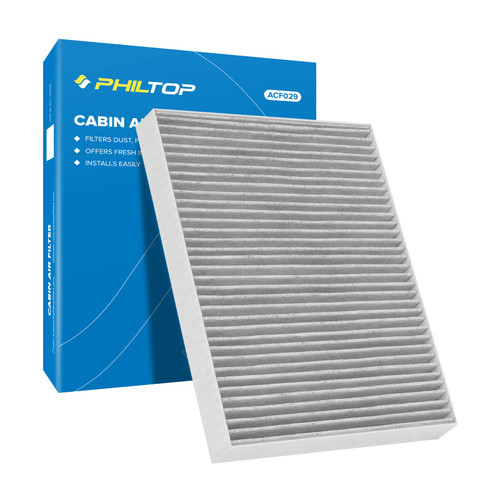 PHILTOP Cabin Air Filter, Replacement for CF11668, Challenger, Charger, 300, Premium ACF029 Cabin Filter with Activated Carbon Clean Airflow, Filter Up Dust Pollen