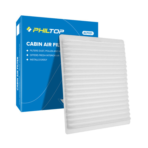 PHILTOP Cabin Air Filter, Replacement for CF10547, CX9 (2007-2015), Edge (2007-2015), MKX (2007-2018), Premium ACF031 Cabin Filter with Clean Airflow, Filter Up Dust Pollen