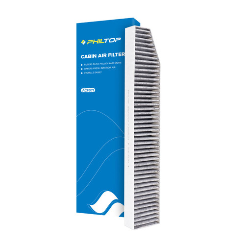 PHILTOP ACF071 (CF10363) Cabin Air Filter, Replacement for Grand Cherokee (1999-2010), Premium Cabin Filter with Activated Carbon Filter Up Dust Pollen Odor