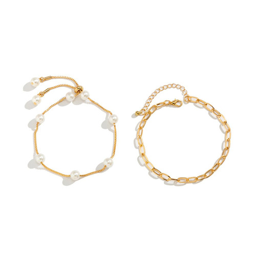 Pingyongchang Double Pearl Beach Style Anklet for Women Barefoot Sandals Anklet Adjustable Metal Tassel Foot Chain Ankle Bracelets for Women Gold Ankle Bracelets Foot Jewelry Barefoot Sandals-Gold Pingyongchang Double Pearl Beach Style Anklet for Women Barefoot Sandals Anklet Adjustable Metal Tassel Foot Chain Ankle Bracelets for Women Gold Ankle Bracelets Foot Jewelry Barefoot Sandals-Gold