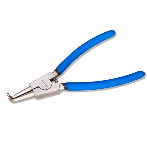 SPEEDWOX 7" External Snap Ring Pliers 90 Degree Bent Jaw Retainer Ring Pliers Retaining Ring Pliers C Clip Pliers Precision Circlip Pliers Retaining Clip Pliers Maintain Solid Eclip Removal Tool