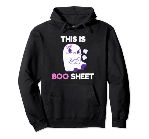 This is Boo Sheet Funny Ghost Pun Halloween Costume Pullover Hoodie