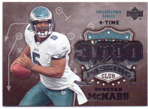 Donovan McNabb 2006 Upper Deck 3000 Yard Passing Club #3KP-DM - Philadelphia Eagles