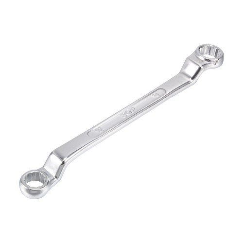 Uxcell 12mm x 14mm Metric 12 Point Offset Double Box End Wrench Chrome Plated, Cr-V
