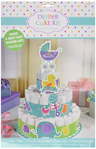 Amscan Baby Shower Diaper Cake Kit