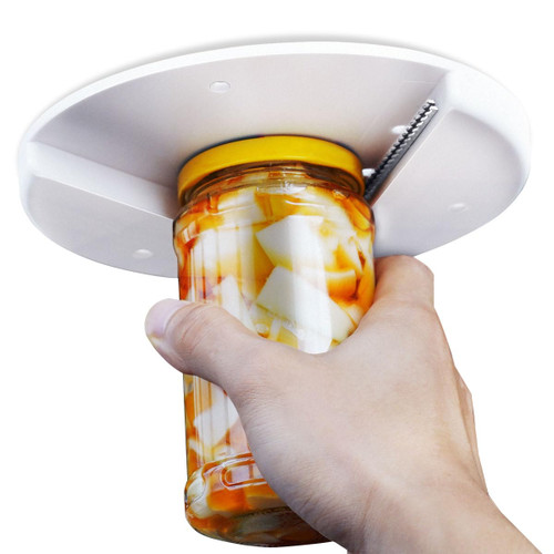 Under Cabinet Jar Opener for Weak Hands?2023 New Open Jars with Ease - Jar Opener for Seniors with Arthritis?Opener-Can Openers for Seniors with Arthritis Kitchen Top Gadgets (With Anti-Slip Mat)