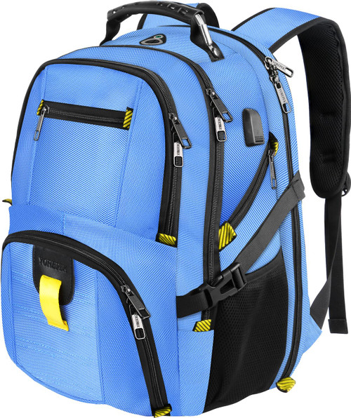 YOREPEK Travel Backpack, Extra Large 50L Laptop Backpacks for Men Women, Water Resistant College Backpack Airline Approved Business Work Bag with USB Charging Port Fits 17 Inch Computers, Cobalt Blue YOREPEK Travel Backpack, Extra Large 50L Laptop Backpacks for Men Women, Water Resistant College Backpack Airline Approved Business Work Bag with USB Charging Port Fits 17 Inch Computers, Cobalt Blue