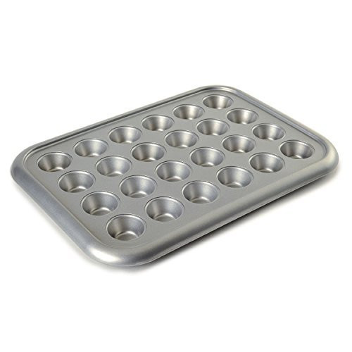 Norpro 3874 Nonstick More-Than-a-Muffin-Pan, Mini, 24-Count, Grey