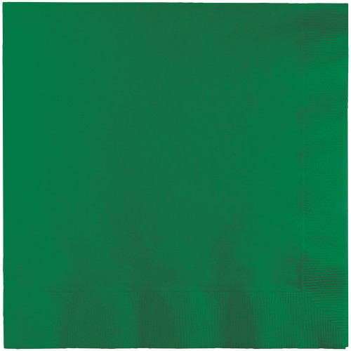Creative Converting Beverage Napkin, One size, Emerald Green