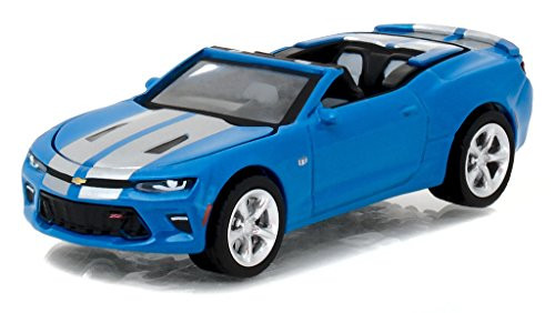 NEW 1:64 GREENLIGHT MUSCLE SERIES 18 COLLECTION - BLUE 2017 CHEVROLET CAMARO SS Diecast Model Car By Greenlight NEW 1:64 GREENLIGHT MUSCLE SERIES 18 COLLECTION - BLUE 2017 CHEVROLET CAMARO SS Diecast Model Car By Greenlight