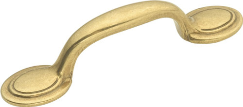 Hickory Hardware P431-LP 3-Inch Manor House Cabinet Pull, Lancaster Hand Polished