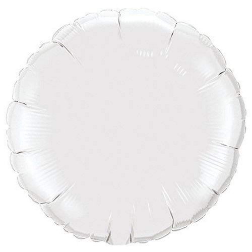 Qualatex 012921 Round-White, 18"