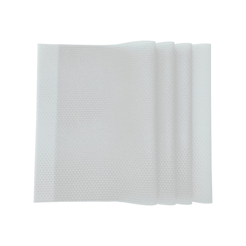 Refrigerator Liners, 4PC Refrigerator Shelf Liners for Glass Shelves, Refrigerator Mats, Fridge Pads for Cupboard Cabinet Drawer(White) Refrigerator Liners, 4PC Refrigerator Shelf Liners for Glass Shelves, Refrigerator Mats, Fridge Pads for Cupboard Cabinet Drawer(White)