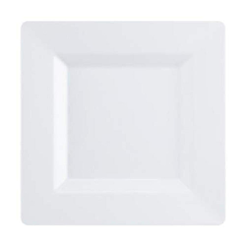 Decorline "White Square Plate - 9.5"" | Carre Collection | Pack of 10
