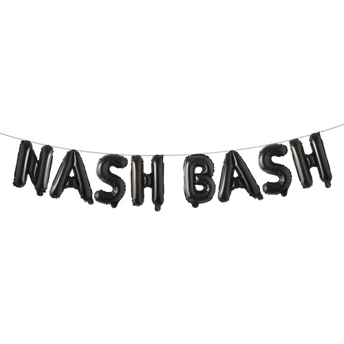 16 inch Multicolor Bach Bash Balloons Bach Bash Decorations Bach Bash Banner Nashville Bachelorette Party Decorations Nash Bash Party Decorations (NASH BASH Black)