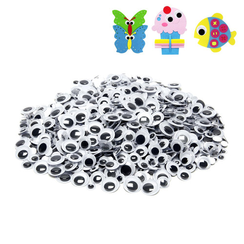 ZZYI 1100pcs Googly Eyes Self Adhesive, for Craft Sticker Wiggle Eyes Multi Sizes 6mm 7mm 8mm 10mm 12mm 15mm for DIY ZZYI 1100pcs Googly Eyes Self Adhesive, for Craft Sticker Wiggle Eyes Multi Sizes 6mm 7mm 8mm 10mm 12mm 15mm for DIY