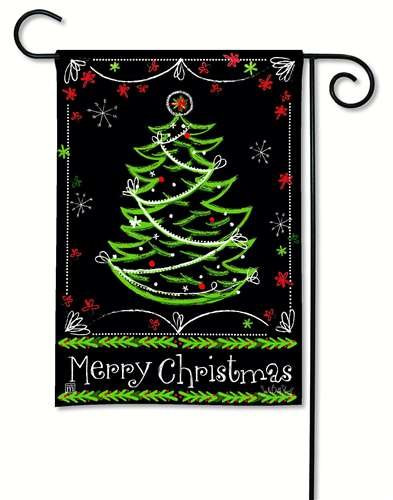 BreezeArt Blackboard Christmas Garden Flag Garden Flag 30125