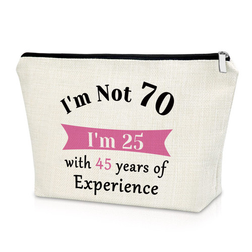 Sazuwu 70th Birthday Gifts for Women 70 Birthday Gifts Makeup Bag 70 Years Old Gifts 1953 70 Birthday Gifts Cosmetic Bag 70th Bday Gifts Ideas for Her Mom Wife Sisters Cosmetic Travel Pouch Sazuwu 70th Birthday Gifts for Women 70 Birthday Gifts Makeup Bag 70 Years Old Gifts 1953 70 Birthday Gifts Cosmetic Bag 70th Bday Gifts Ideas for Her Mom Wife Sisters Cosmetic Travel Pouch