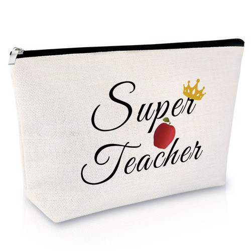 Teacher Gift for Women Makeup Bag Thank You Gift for Counselors Tutor Teacher Appreciation Gift Best Teacher Ever Gift Teacher Day Gift for Her Retirement Christmas Gift Travel Cosmetic Pouch Teacher Gift for Women Makeup Bag Thank You Gift for Counselors Tutor Teacher Appreciation Gift Best Teacher Ever Gift Teacher Day Gift for Her Retirement Christmas Gift Travel Cosmetic Pouch