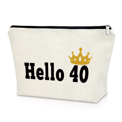 40th Birthday Gifts for Women 40 Year Old Gift Makeup Bag Mom Gifts from Daughters Best Friend Birthday Gifts Cosmetic Bag Turning 40 Gifts for Wife Sister Bestie Cosmetic Travel Pouch 40th Birthday Gifts for Women 40 Year Old Gift Makeup Bag Mom Gifts from Daughters Best Friend Birthday Gifts Cosmetic Bag Turning 40 Gifts for Wife Sister Bestie Cosmetic Travel Pouch