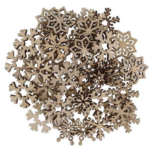 Snowflake Wood Slice 50Pcs Christmas Wooden Snowflake Tree Ornaments Unfinished DIY Snowflake Ornament Wood Snowflake Hanging Cutout Christmas DIY Craft Wooden Snowflake Shapes Snowflake Wood Slice 50Pcs Christmas Wooden Snowflake Tree Ornaments Unfinished DIY Snowflake Ornament Wood Snowflake Hanging Cutout Christmas DIY Craft Wooden Snowflake Shapes