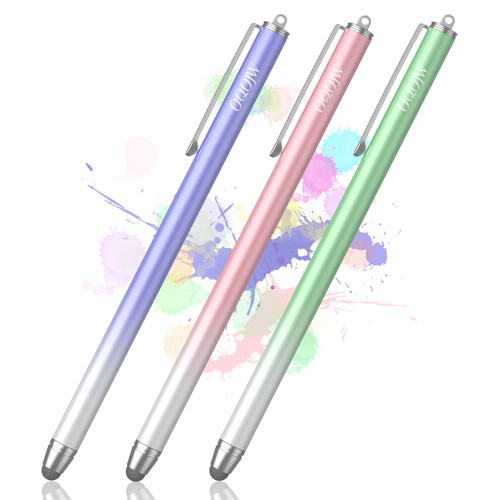 Stylus Pens for Touch Screens, Fiber Tips & High Sensitivity Universal Stylus Pen Compatible with iPad/iPhone/Android/Tablets and Other Capacitive Touch Screens Devices Stylus Pens for Touch Screens, Fiber Tips & High Sensitivity Universal Stylus Pen Compatible with iPad/iPhone/Android/Tablets and Other Capacitive Touch Screens Devices