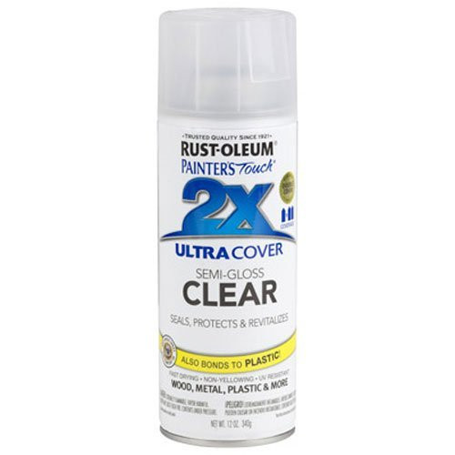 Rust-Oleum 249859 Painter's Touch Multi Purpose Spray Paint, 12-Ounce, Clear