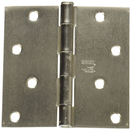 NATIONAL MFG/SPECTRUM BRANDS HHI N830-249 Door Hinge, 4-Inch, Satin Nickel