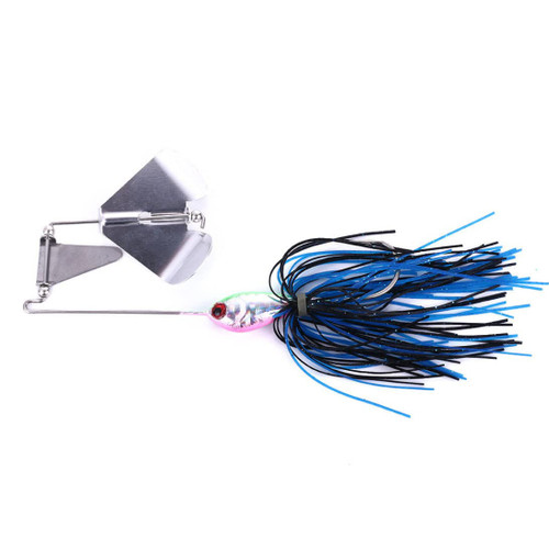 Fishing Lure Spinnerbait Topwater Fishing Lures Spinnerbait Kits Hard Metal Lure for Freshwater Saltwater Blue Bait Hook Fishing Lure Spinnerbait Topwater Fishing Lures Spinnerbait Kits Hard Metal Lure for Freshwater Saltwater Blue Bait Hook