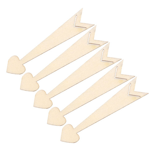 Anneome 5pcs Wooden Tags Heart Decor Wood Slices for Crafts Wood Tags Wooden Table Confetti Heart Wedding Scatter Unfinished Wood Cutouts Wooden Chips Unfinished Wood Ornaments Label