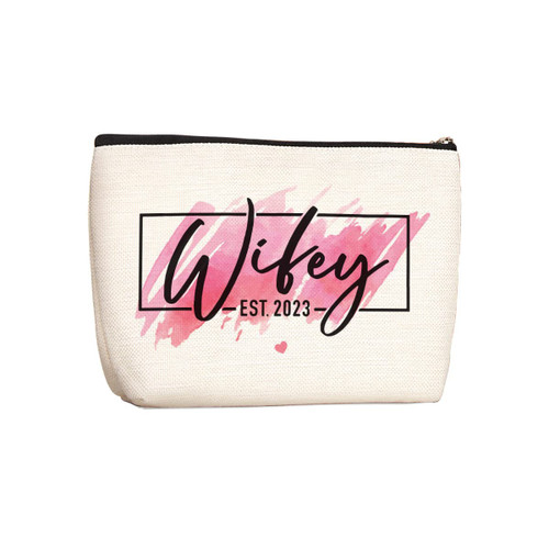 Wedding Gifts Bride to Be Gifts Engagement Gift Bridal Shower Gift Wedding Decor Makeup Bag Bachelorette Gifts for Bride Honeymoon Essentials Couple Gifts Bridal Shower Favors