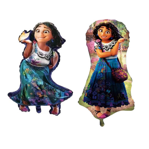 2 large Encanto figures foil balloons, encanto birthday party balloons 2 large Encanto figures foil balloons, encanto birthday party balloons