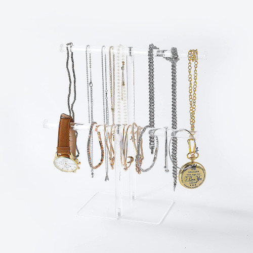 LOVNFC Jewelry Necklace organizer Stand Holder? Acrylic Jewelry Display storage Bracelet Organizer? 2 Tier Jewelry Tower Hanging Rack for Necklaces,Bangles,Bracelets,Rings, Earrings and Watch LOVNFC Jewelry Necklace organizer Stand Holder? Acrylic Jewelry Display storage Bracelet Organizer? 2 Tier Jewelry Tower Hanging Rack for Necklaces,Bangles,Bracelets,Rings, Earrings and Watch