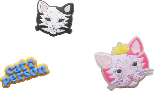 Crocs Jibbitz 3-Pack Animal Shoe Charms | Jibbitz for Crocs, Cat Person, Small Crocs Jibbitz 3-Pack Animal Shoe Charms | Jibbitz for Crocs, Cat Person, Small