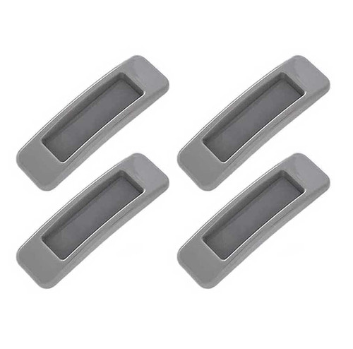 Self-Adhesive Handles, Self-Stick Sliding Door Handles, Window Cupboard Wardrobe Helper Auxiliary Handles, Furniture Drawers Safety Stick-on Pull Handles for Kitchen Cabinet Door Window (Gray)