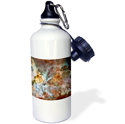 3dRose Paw Prints Black and Blue Tracks Sports Water Bottle, 21 oz, White 3dRose Paw Prints Black and Blue Tracks Sports Water Bottle, 21 oz, White