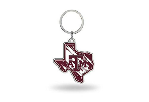 Rico Industries NCAA Texas A&M Aggies State Shape Keychain 2 x 3-"