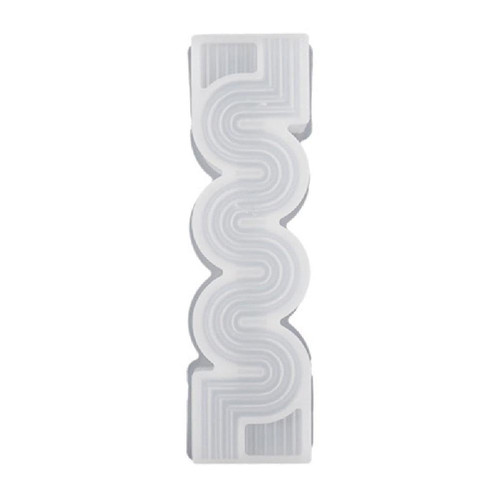 Wavy Shape Candle Mold Silicone Mold for Candle Making Pillar 3D Candle Resin Mold Resin Casting Molds DIY Silicone Mold Silicone Candle Mould 3D Baking Cake Mold DIY 3D Candle Molds Scented Candle