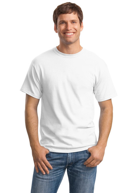 Hanes by Men's Tagless ComfortSoft Crewneck T-Shirt_White_L