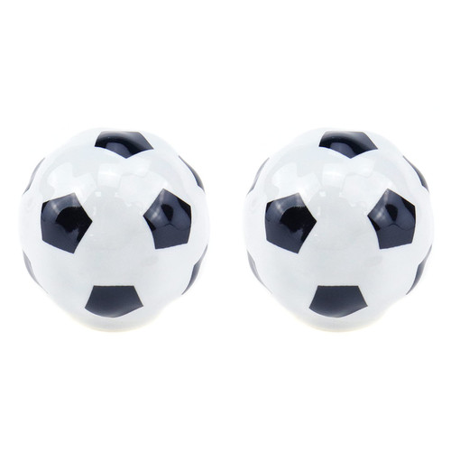 HNGSON Football Drawer Pulls Knobs Ceramic Cabinet Knobs Decor Furniture Door Handle Pull Knobs Pack of 2 with Screws