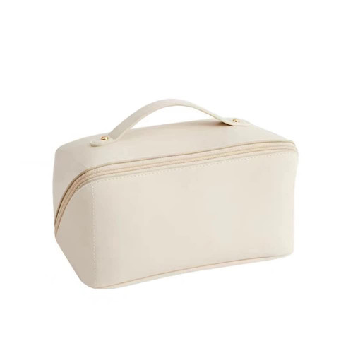 SEAHOME Large Capacity Travel Cosmetic Bag, Makeup Bag Travel Cosmetic Bag, Travel Cosmetic Bags for Women, Cosmetic Travel Bags for Women, Travel Cosmetic Bags for Toiletries (white)