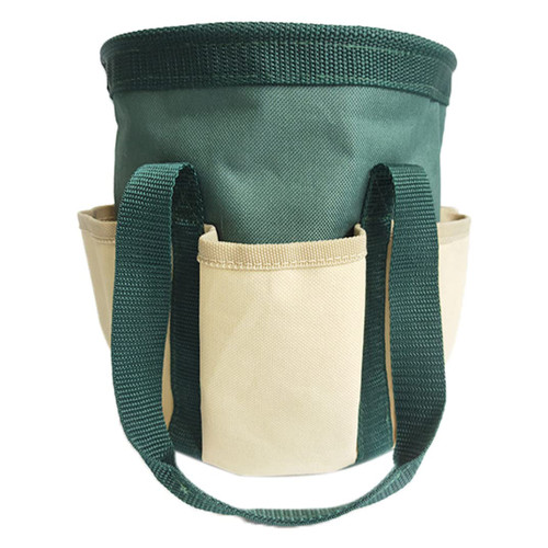 Garden Tool Bag Heavy Duty Gardening Tool Organizer Tote Bag with 6 Pockets for Women Men Dark green Tool Sets