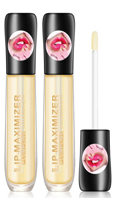 Lip Plumper, Lip Plumping Lipgloss, Plumping Lip Oil, Lip Maximizer Plumper with Hyaluronic, Vitamin E Lip Plumping Serum Juicy Lip, Lips Plumping Lip Gloss Make Lips Fuller and Moisturizing (2)