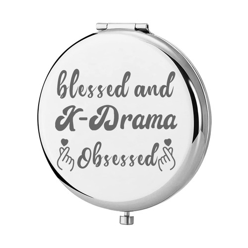 KEYCHIN Korean Drama Pocket Mirror K-Drama Lover Gifts Blessed and K-Drama Obsessed Compact Makeup Mirror K-Pop Music Merchandise (K- Drama-S) KEYCHIN Korean Drama Pocket Mirror K-Drama Lover Gifts Blessed and K-Drama Obsessed Compact Makeup Mirror K-Pop Music Merchandise (K- Drama-S)