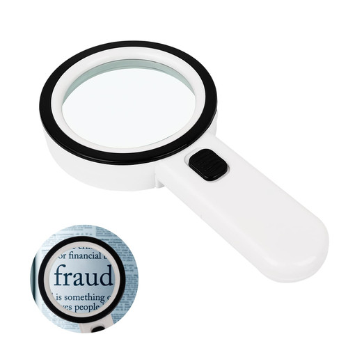 Magnifying Glass with Light,30X Handheld Large Magnifying Glass Reading Magnifying Glass with for Seniors Read, Coins, Stamps, Map, Inspection, Macular Degeneration Magnifying Glass with Light,30X Handheld Large Magnifying Glass Reading Magnifying Glass with for Seniors Read, Coins, Stamps, Map, Inspection, Macular Degeneration