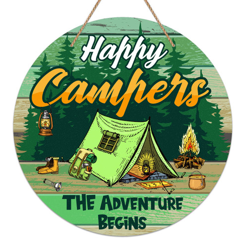FLYAB Happy Campers Decor Sign Camping Decor for Campers Happy Campers Hanging Sign Camper Decor Sign for Camping RV Travel Trailers Wall Window Decor Happy Campers Gifts Decorations FLYAB Happy Campers Decor Sign Camping Decor for Campers Happy Campers Hanging Sign Camper Decor Sign for Camping RV Travel Trailers Wall Window Decor Happy Campers Gifts Decorations