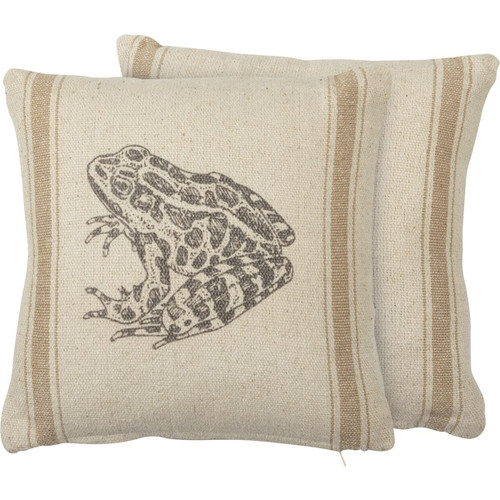 Primitives by Kathy Decorative Pillow, Gray