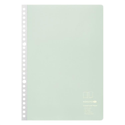 Kokuyo Me Loose Leaf Paper for Binders, Notebook Type, B5, 6mm Ruled, 26 Holes, 37 Lines, 50 Sheets, Japan Import (KME-LP936B-LG)